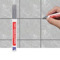 안티 곰팡이 컬러 마커 수리 펜주방 화장실 벽 타일조인트 바닥 그라우팅 펜방수 마커10 개, 03 1pcdark grey