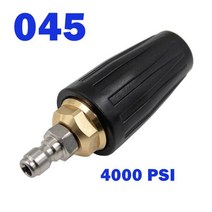 4000 PSI 회전 터보 노즐 분무기 압력 1/4 "빠른 연결 025 030 035 040 워터 제트, 05 045