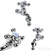 베란다 화장실 세탁기 십자 수도꼭지 커플링 교체, 십자커플링가로꼭지, 냉수용