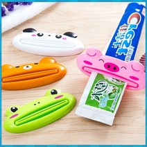 유아치약짜개 캐릭터 동물 폼클렌징짜개 어린이 알뜰, 캐릭터치약짜개-랜덤