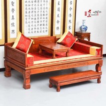 전통보료 세트 예쁜 절방석 신혼부부 혼례식 좌불명상, 레드 파이브 +래커 드래곤/95 cm/3점