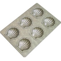 치요다금속(Chiyoda) 실리콘 가공 마들렌틀 빵틀 가리비모양