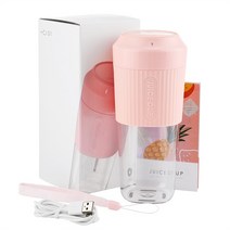 착즙기 휴대용 믹서기 전기 과즙 기계 Usb 미니 과일 믹서 추출기 식품 밀크 쉐이크 다기능 주스 컵, [01] 분홍색