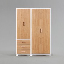 니스 3서랍 장롱세트 도어형 1400 (착불), 단품