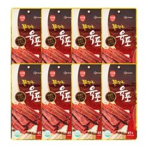 cj프레시웨이 더 쫄깃한 국내산 육포, 45g, 8개