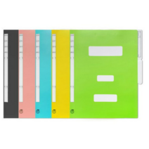 문화산업 F494-7 A4 PP 플라스틱 정부화일 정보문서화일 시험지화일 10개, B.문화화일 연두(20개입)