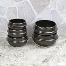 경산세라믹 초강도내열 무흡수 쇠돌이 직화 뚝빼기 업소용 식당용 내열도자기 계란찜 토기 찌개솥 모음 도매, 1개, 1호