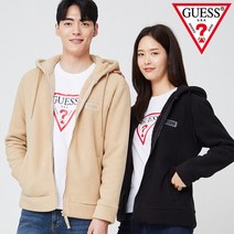 게스진 [게스] 유니 플리스본딩 후드 집업(MM4K9482)