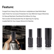 임팩렌치 에어임팩 임팩드릴 전동 충전 가정용 XCAN-드라이브 딥 임팩트 소켓 8-20mm 공기 공압 렌치 헤드, 12 16mm