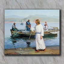 액자닷컴 예수님캔버스성화 제자를 부르시는 예수님