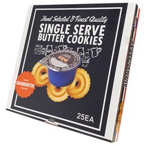 댄케이크 싱글서브 버터쿠키 18g x 25개입