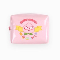 [특] 에나멜 큐브파우치M 어피치B 100x80x60mm 20개