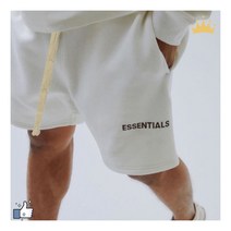 토끼조아 러블리 남자 트레이닝 레저 반바지 (화이트 XL) 머슬핏 김종국바지