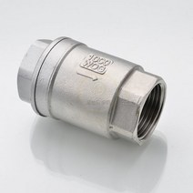 수도 감압밸브 스테인레스 스틸 (304) 인라인 스프링 수직 체크 밸브 DN15-DN100 (1/2- 2 