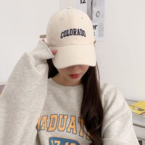 블루씨티 콜로라도 코튼 레터링 자수 볼캡 캡 모자