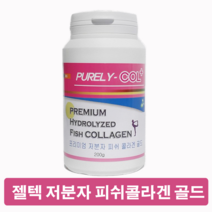 HNH365 젤텍 국산 프리미엄 골드 저분자 피쉬콜라겐 펩타이드 분말 가루 200g 어류생선 어린 콜라겐 파우더, 1병