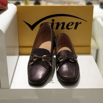 바이네르 여성 컴포트 이탈리아 로퍼 구두 7A52 브라운색