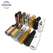 범용 180도 전기 도금 스티어링 헤드 2개 기계식 로터리 조인트 내부 외부 M10 벽 램프, 04 Gold