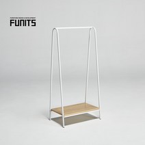 퍼니츠 퀴니 철제행거 드레스룸 옷걸이 행거 4types 2colors, 퀴니스윙B화이트