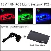 BYKSKI GPU 워터 쿨링 호환레고 호환 GIGABYTE AORUS GEFORCE RTX 3060 ELITE 12G 그래픽 카드 쿨러 NGV3060AORUSX, 12V RGB Sync MB, 12V RGB Sync MB