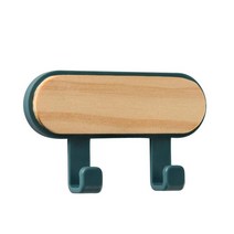 후크걸이 1Pcs 강한 자기 접착제 문 벽 걸이 후크 ABS 나무 모자 선반 키 행거 주방 욕실 액세서리 U3, 한개옵션1, [08] 2 hook