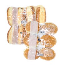 [삼립]고소한 번스 3종햄버거빵핫도그빵 택브런치식빵수제버거햄버거만들기, 고소한 7호 번스 8입 4봉