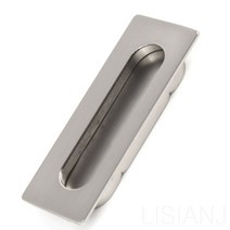 리시안제이 105X40MM 매립형 사각 손잡이 실버 매립 손잡이 중문