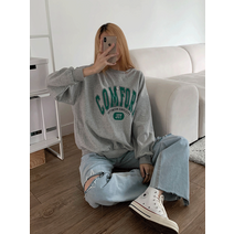 컴포트 오버핏 맨투맨