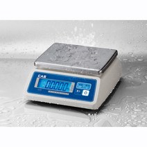 카스 방수저울 SW2-W시리즈 SW2-6CW(6kg) 1g 2g 단위 건전지 및 아답터(옵션) LCD 디스플레이(35mm)