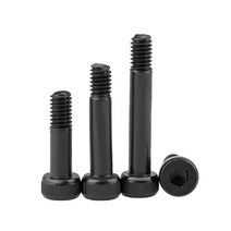 m8 볼트 너트 m6 5102050pcs 블랙 m2 m2.5 m3 육각 소켓 나사 등급 12.9 캡 헤드 하프 스레드 알렌, m2.5x45, 50개