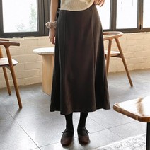 스웨이드 롱 밴딩스커트(베스트재진행)