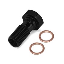 밴조 볼트 앞/뒤 브레이크 마스터 실린더 나사 호스 캘리퍼스 유압 클러치 M10 x 1.25 22mm 오토바이, AN3