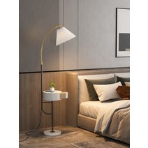 북유럽 장 스탠드 갓 조명 사이드 테이블 거실 탁자 플리츠 이케아 을지로 전등 침실 활장 수납 롱 로비 카페 스탠딩 수입 플로어 램프 호텔 식물등, B 삼색 조명