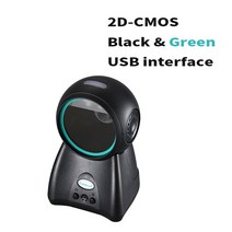 EBOOK리더기 2D QR 코드 가장 저렴한 바코드 스캐너 이미지 플랫폼 데스크탑 USB 전 방향 리더, 2.2D-CMOS-Black