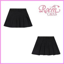 로엠걸즈 [ 데님 블랙 주름 스커트 판매 1위++ ] 어디에나 잘 어울리는 블랙 주름 치마 스커트~~ 여아 데일리 데님 스커트 강.추!!