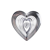 인테리어 모빌 정원 바람개비 대형 야외 북유럽 북유럽풍 디자인 아크릴 천장 모던 비행기 박동 심장 바람 회 전자 스테인레스 스틸 바람 사랑 금속 바람 차임 회전 바람 차임 장식, 은