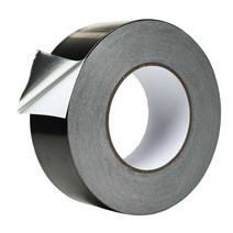 알루미늄 테이프 westspark 검은색 호일 덕트 hvac용 2인치 전문 등급 롤, 50mm, 10m