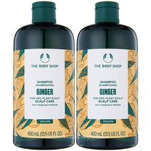 더바디샵 샴푸 진저 스캘프 케어 400ml x 2개