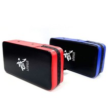 권투 복싱 태권도 격투기 발차기 스파링 타격 장갑 글러브 킥 미트 암미트 3종모음, 사각킥미트 레드블랙