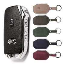 [SEMI셀렉티드 기아F] 쏘렌토 MQ4 키케이스 5버튼 원격시동 키홀더 스마트키 차키 홀더 커버, 와인 Wine