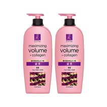[콜라겐함유로 힘없는모발 볼륨케어] 엘라스틴 볼륨콜라겐 샴푸 680ml 2개, 단품
