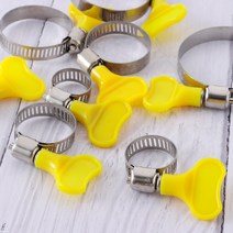 클램프레버 5pcs 스테인레스 스틸 핸들 호스 t 볼트 원형 공기 물 파이프, 13-19mm-type2, 11 13-19mm-Type2