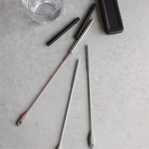 아이 빨대컵 텀블러 빨대 실리콘 청소솔 틈새솔 병원, 다크핑크