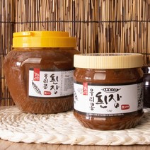 [ 해외 수출 ] 국산 재료 100% 강원도 홍천 큰집농원 우리콩 된장, 3kg, 1개
