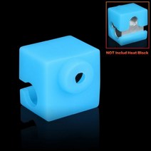 3DSWAY 3D 프린터 부품 열 블록 커버 E3D V5 Hotend 압출기 알루미늄 실리콘 양말 Anycubic I3 메가/Chiron, 1pc_I3 Mega SiliconeSock