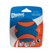 Chuckit 614670 척 잇 도그 3팩 울트라 스퀴커 볼 라지 모든 품종 사이즈
