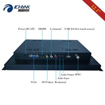 HDMI 입력 USB VGA 임베디드 오픈 프레임 리눅스 우분투 라즈비안 터치 LCD 스크린 ZK120TC-592L 지원, 05 EU 플러그