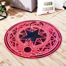 원형러그 북유럽풍 사계절 라운드카펫 홍콩 홍사 ap 변덕스러운 꼬마 체리블라썸의 원형 매트 카드 소녀 숙소 침실 사진촬영