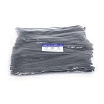 테라스가림막 담벼락 휀스 울타리 어닝 3x200mm 플라스틱 자동 잠금 나일론 케이블 타이 로프 발코니 고정, 01 Black_01 30Pcs