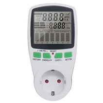 디지털 에너지 미터 전력계 wattage 전기 kwh power meter eu 전력 분석기 모니터 소켓, 협력사